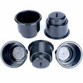 8Pcs Recessed Plastic Cup Holder with Drain Hole for Boat Truck Car