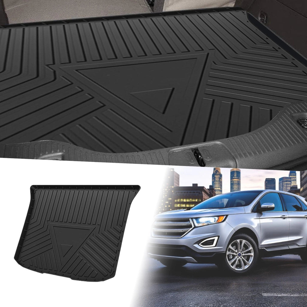 Cargo Liner Rear Trunk Mat TPE Flat Face for Ford Edge (2009–2014)