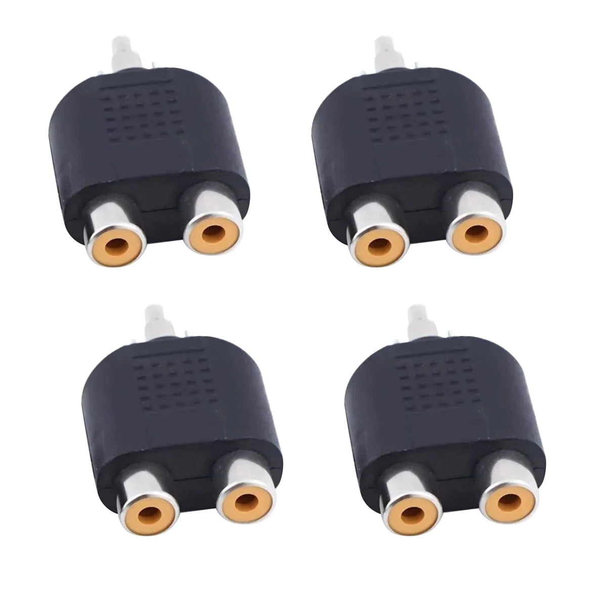 Audio Connector Adapter Plug RCA Splitter for