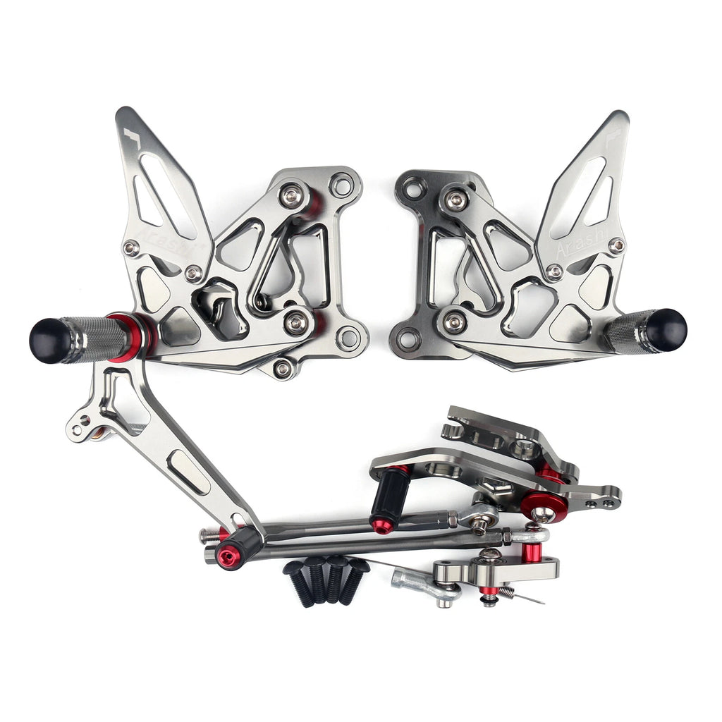 CNC Adjustable Rearset Foot Rest Pegs for MV Agusta F3 (2012–2016)