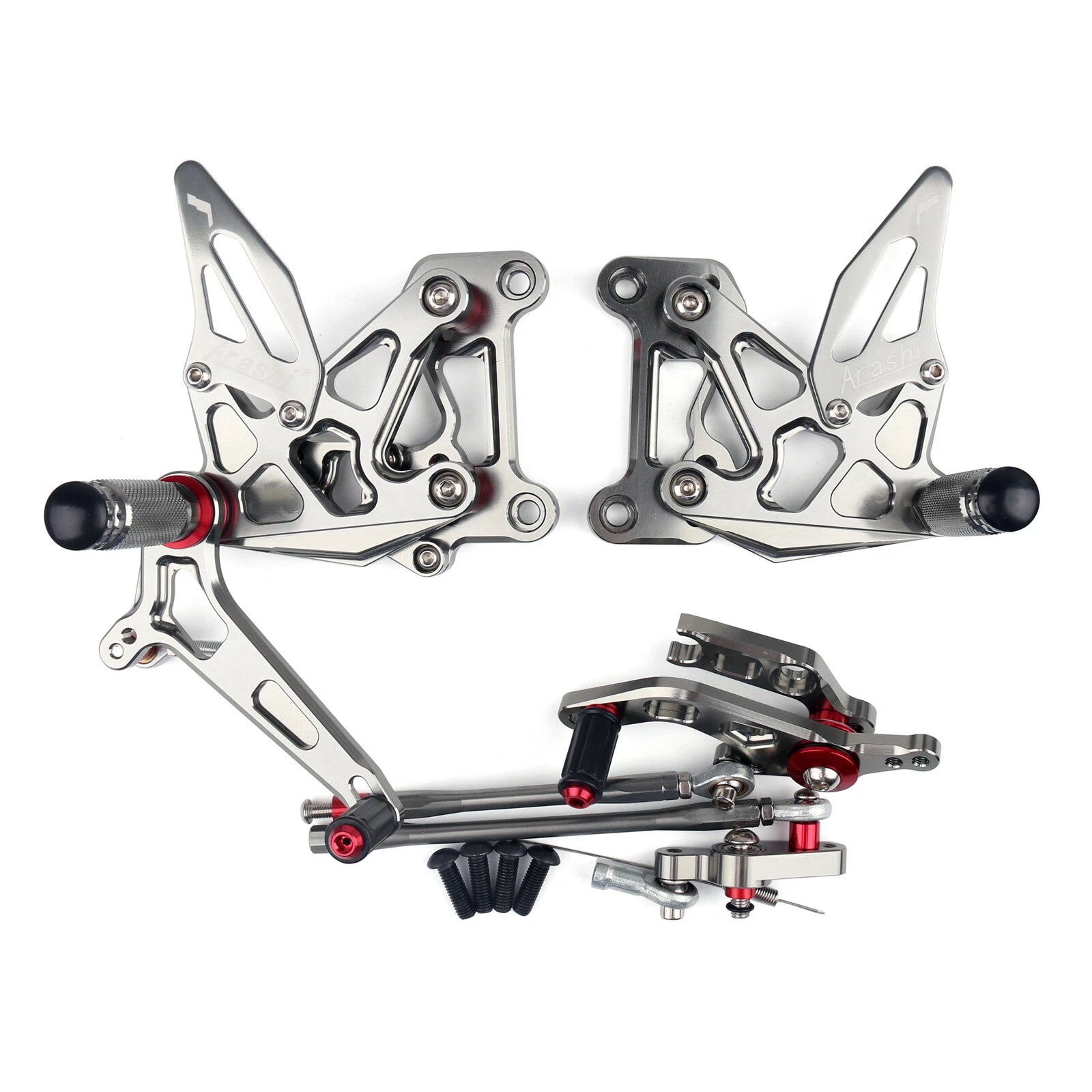 CNC Adjustable Rearset Foot Rest Pegs for MV Agusta F3 (2012–2016)
