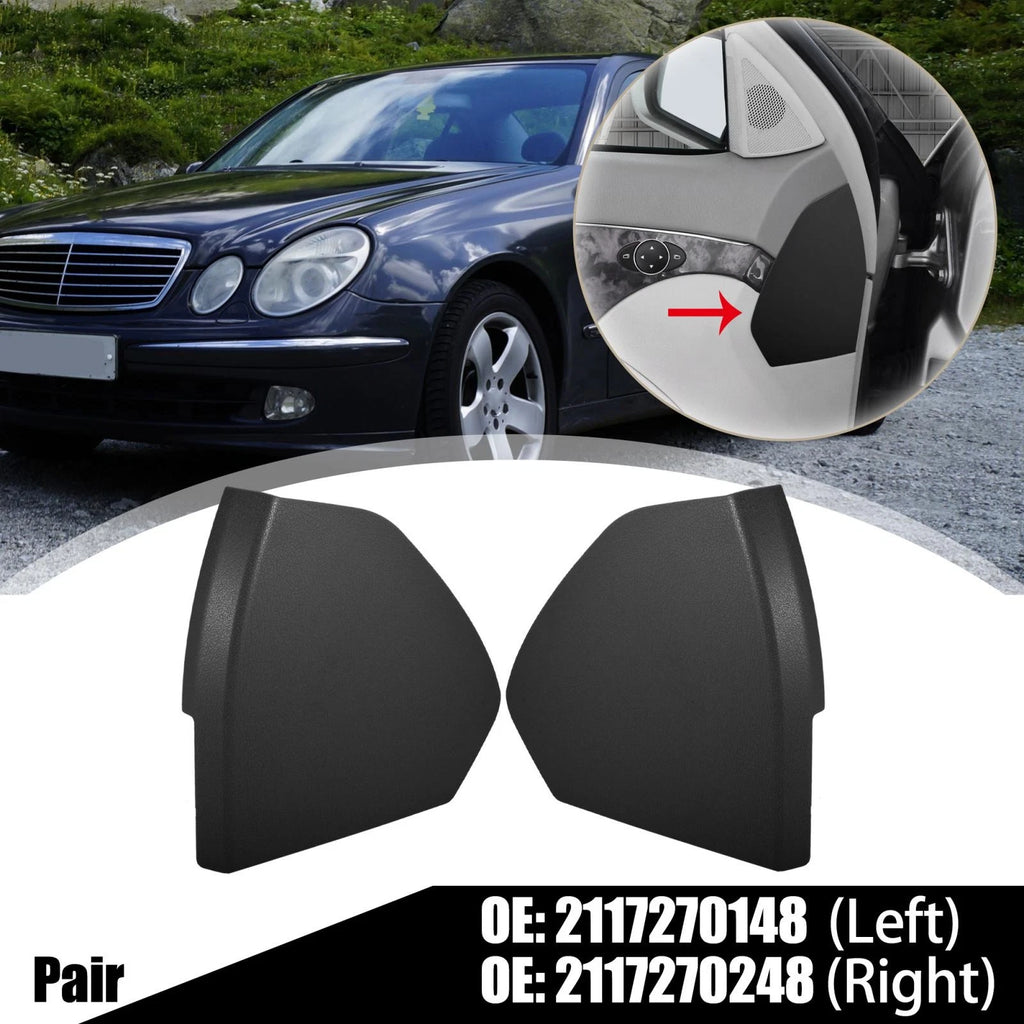 Front Car Door Cover Trim Pair Left Right for Mercedes Benz E-Class (2003–2009)