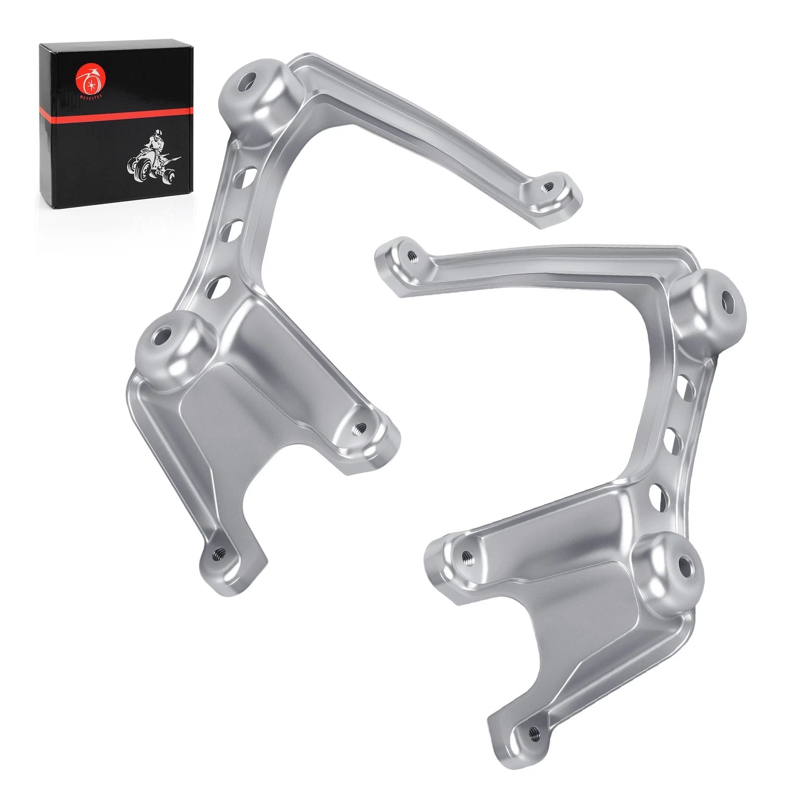Set of 2 Front Fender Brackets for Yamaha Raptor YFM 350 (2004–2006) 5YT-21513-00-00 5YT-21514-00-00