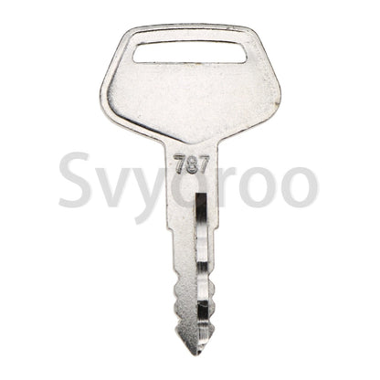 1Pc Key 5KM787D 787 TR261434-0001 for Komatsu Forklift (N/A)