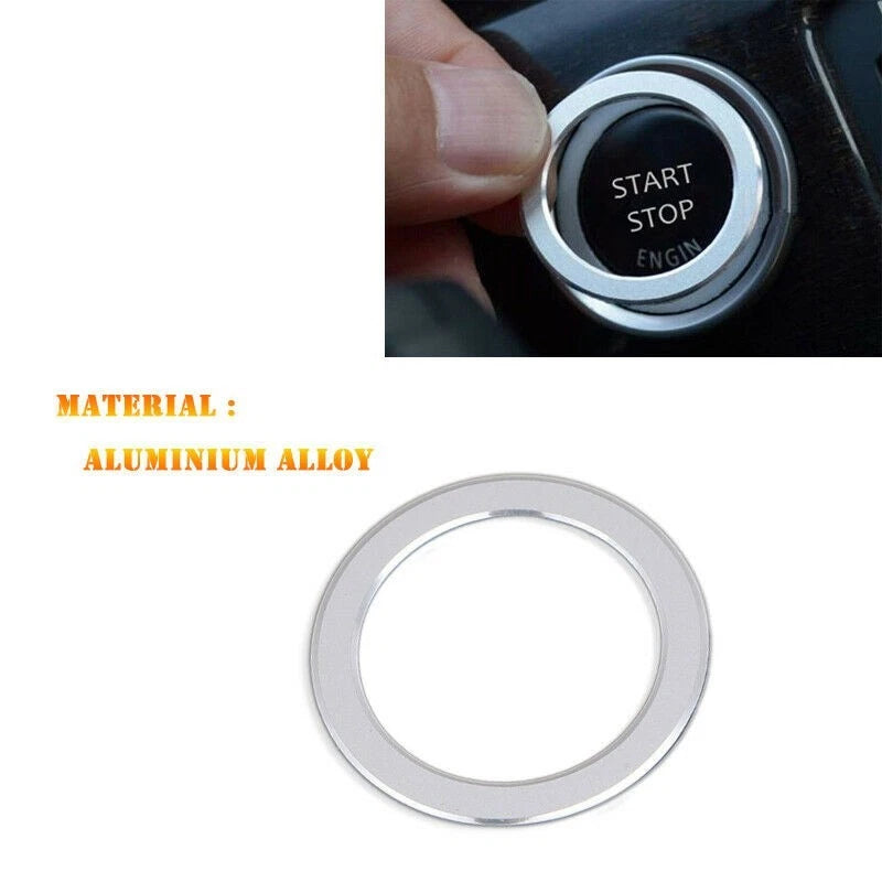 Start/Stop Switch Decoration Trim for - Silver