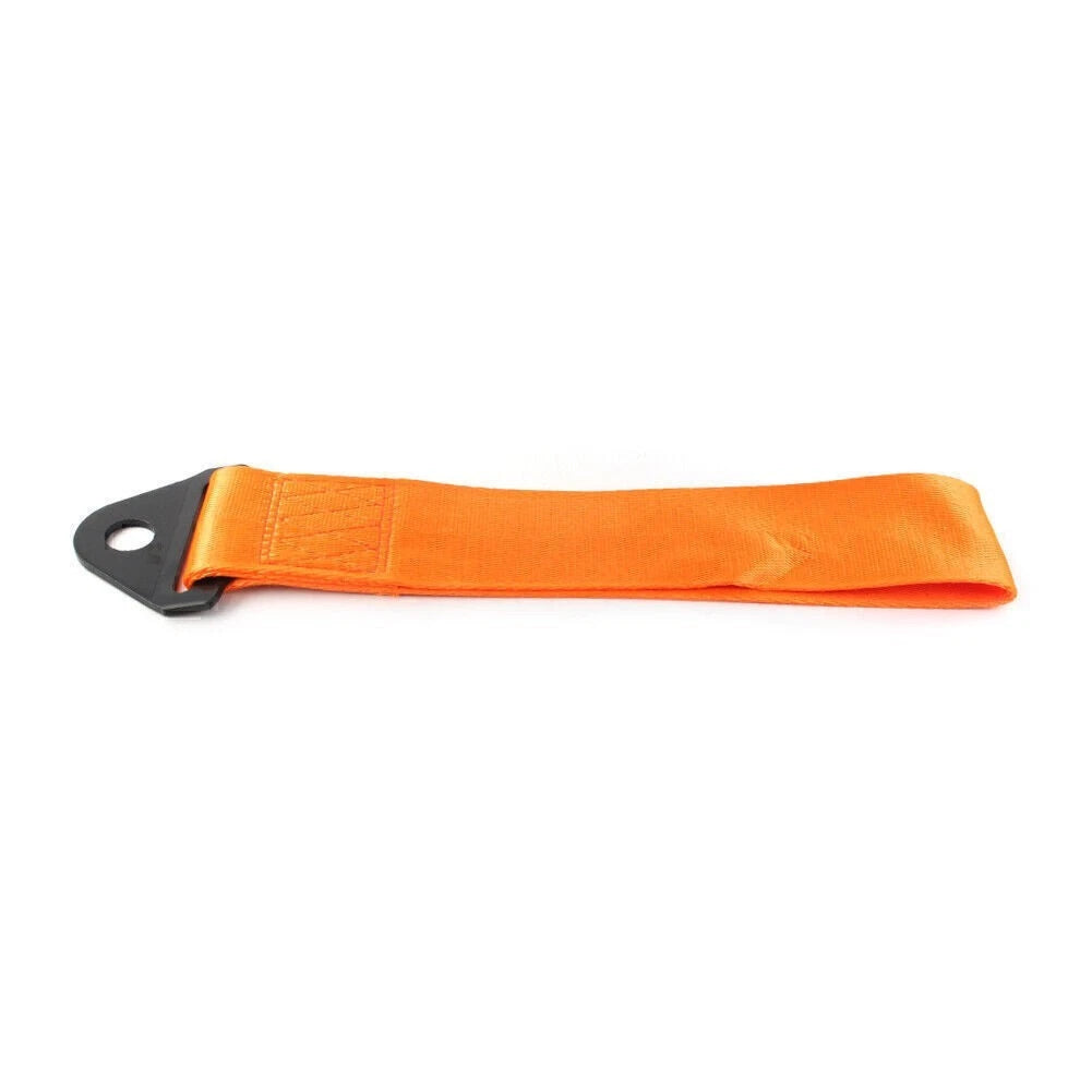 Tow Strap for Universal Car Rear/Front Bumper (Orange)