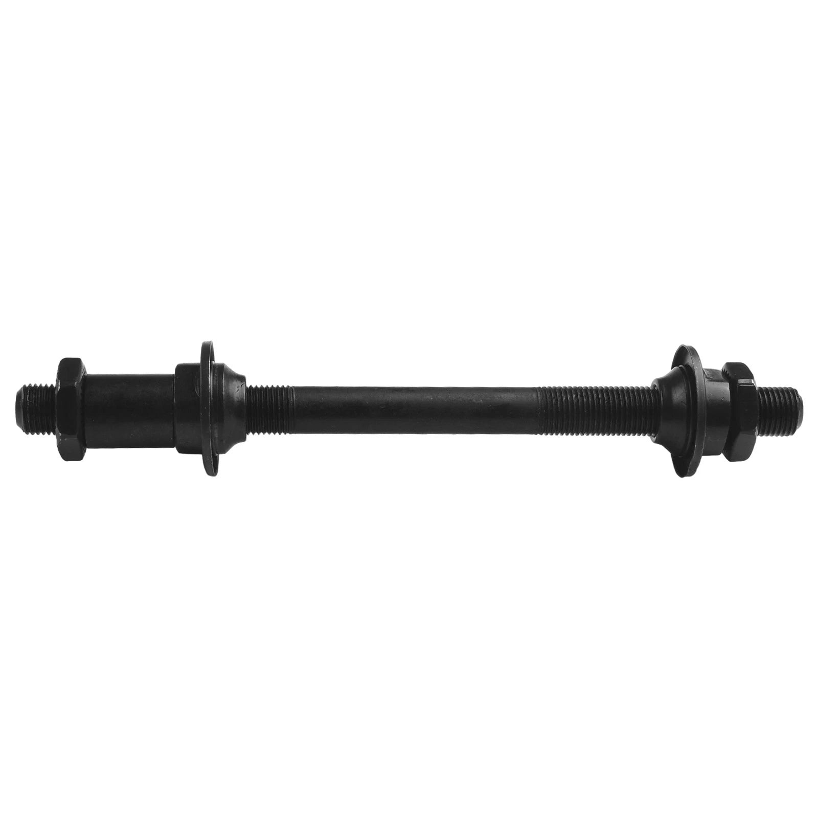 Set of 2 Solid Axle Front and Rear Hubs for Bicycle (Universal Fit)