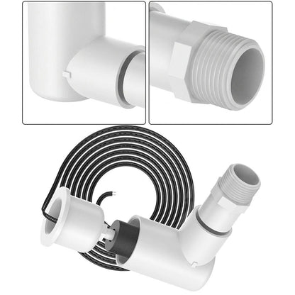 Condensate Overflow Switch for HVAC (L Shape Float Design, 3/4in Adapter)