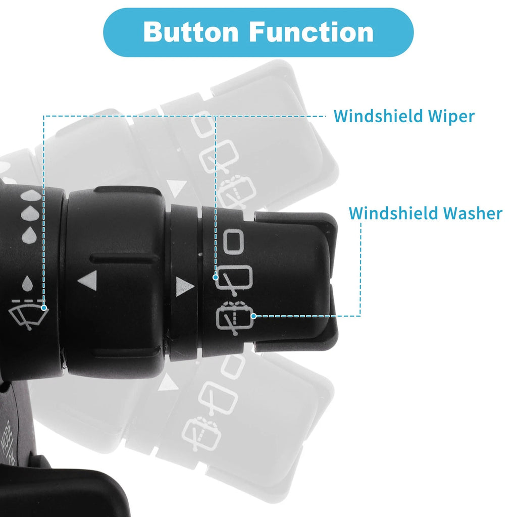 Windshield Wiper Control Switch for Renault Clio 3 (2005–2012) No. 8201590631