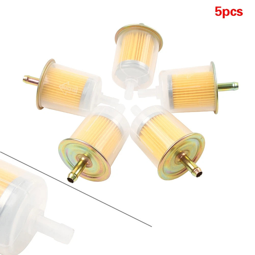 5Pcs Inline Gas Fuel Filter for Universal Motorcycle (Industrial)
