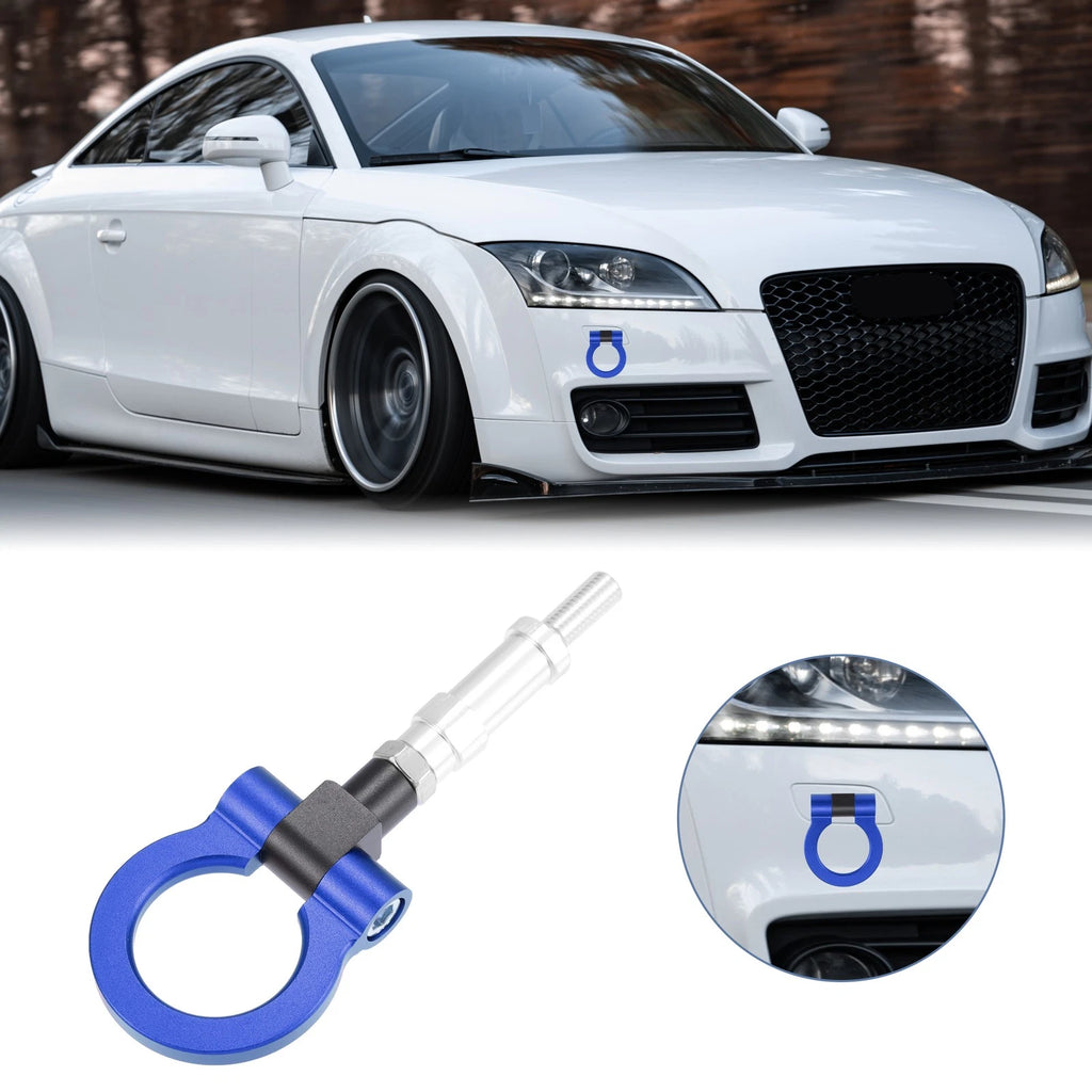 Front Tow Hook Trailer Eye Bumper Blue for Honda Fit (2007–2014)