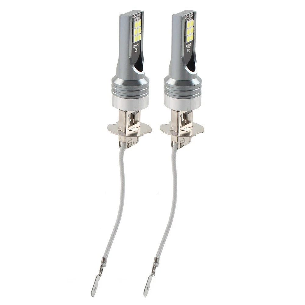 H3 12SMD LED Fog Light Bulb for Universal Fit (2010–2023)