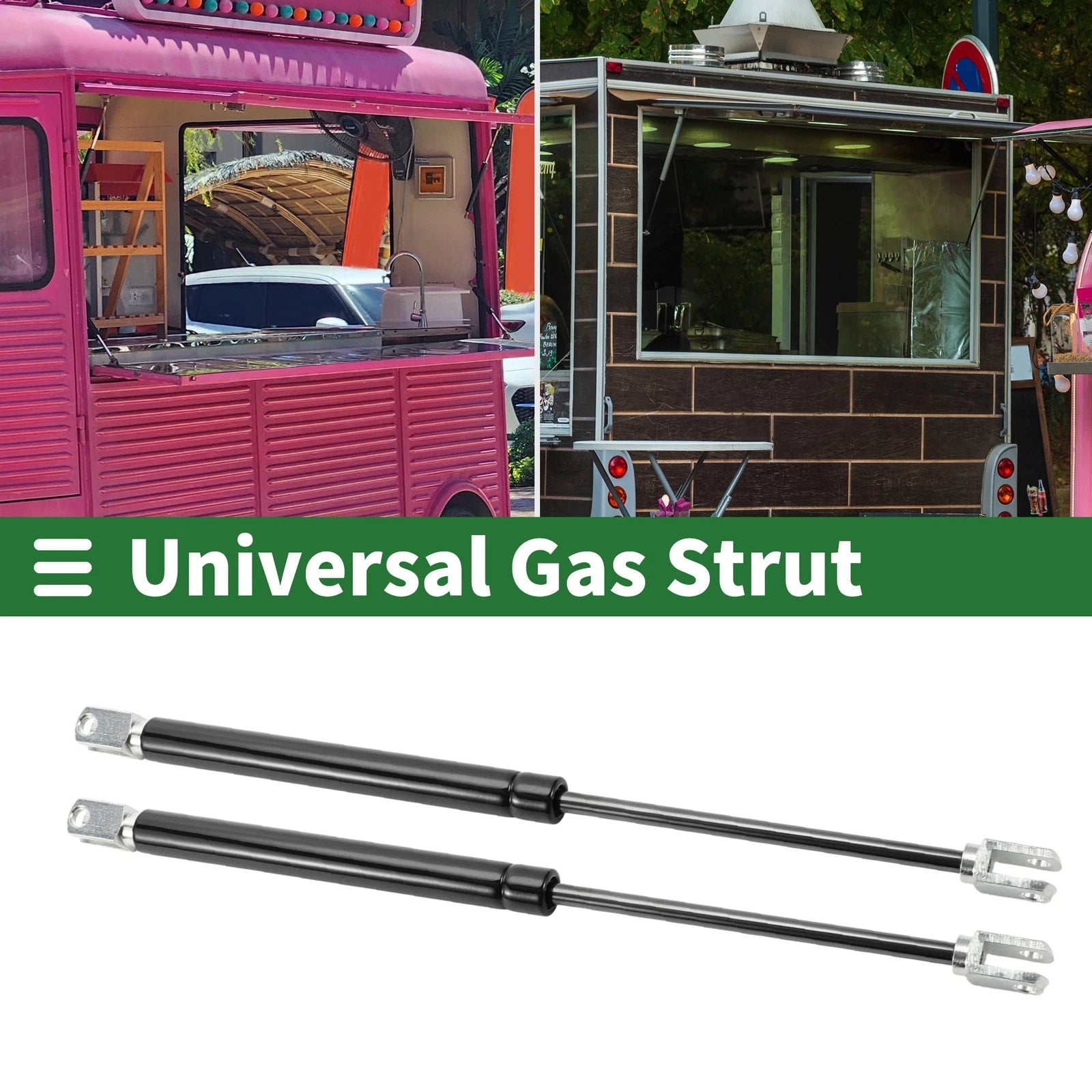 2Pcs Lift Supports Struts Gas Spring for Universal Applications (15")