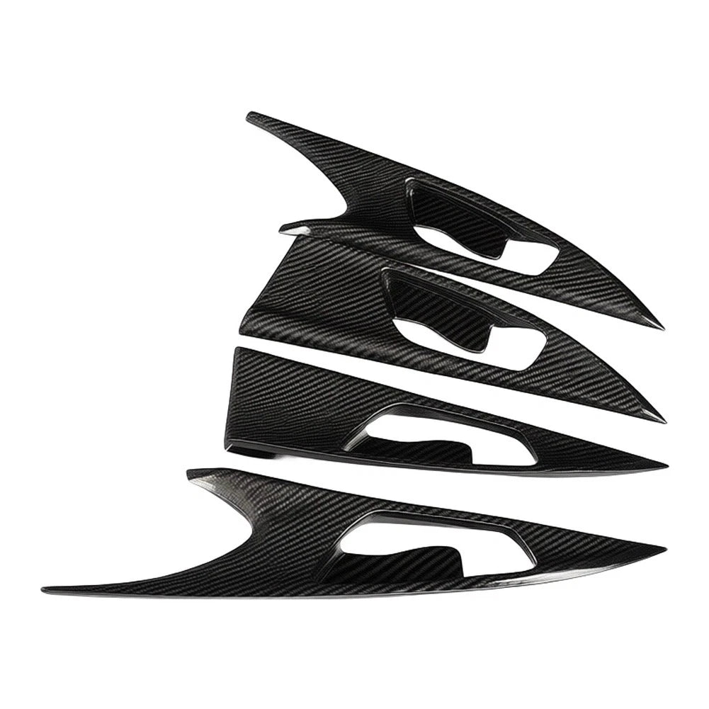 Carbon Fiber Door Decals for