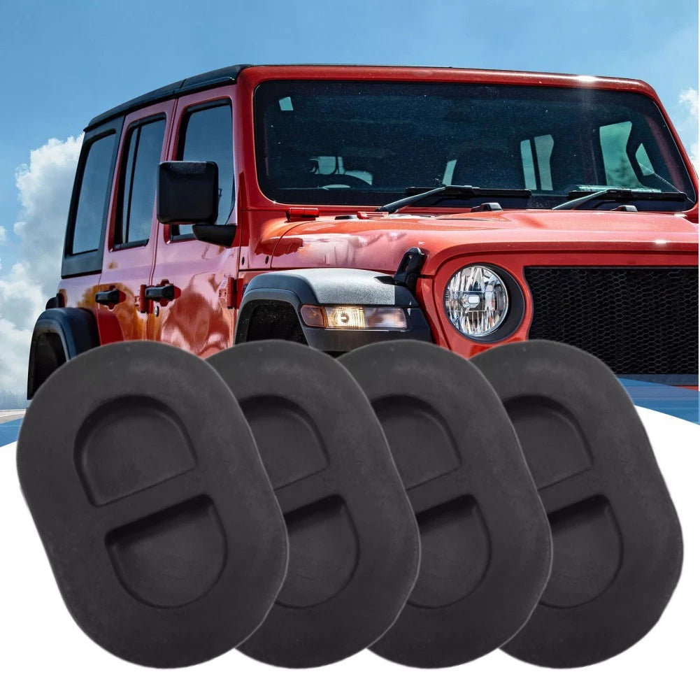 Oval Rubber Drains for Jeep Wrangler (2014–2023)