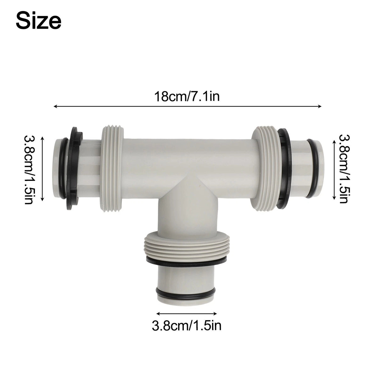 Adapter Connector for Intex Hose Plunger Valve