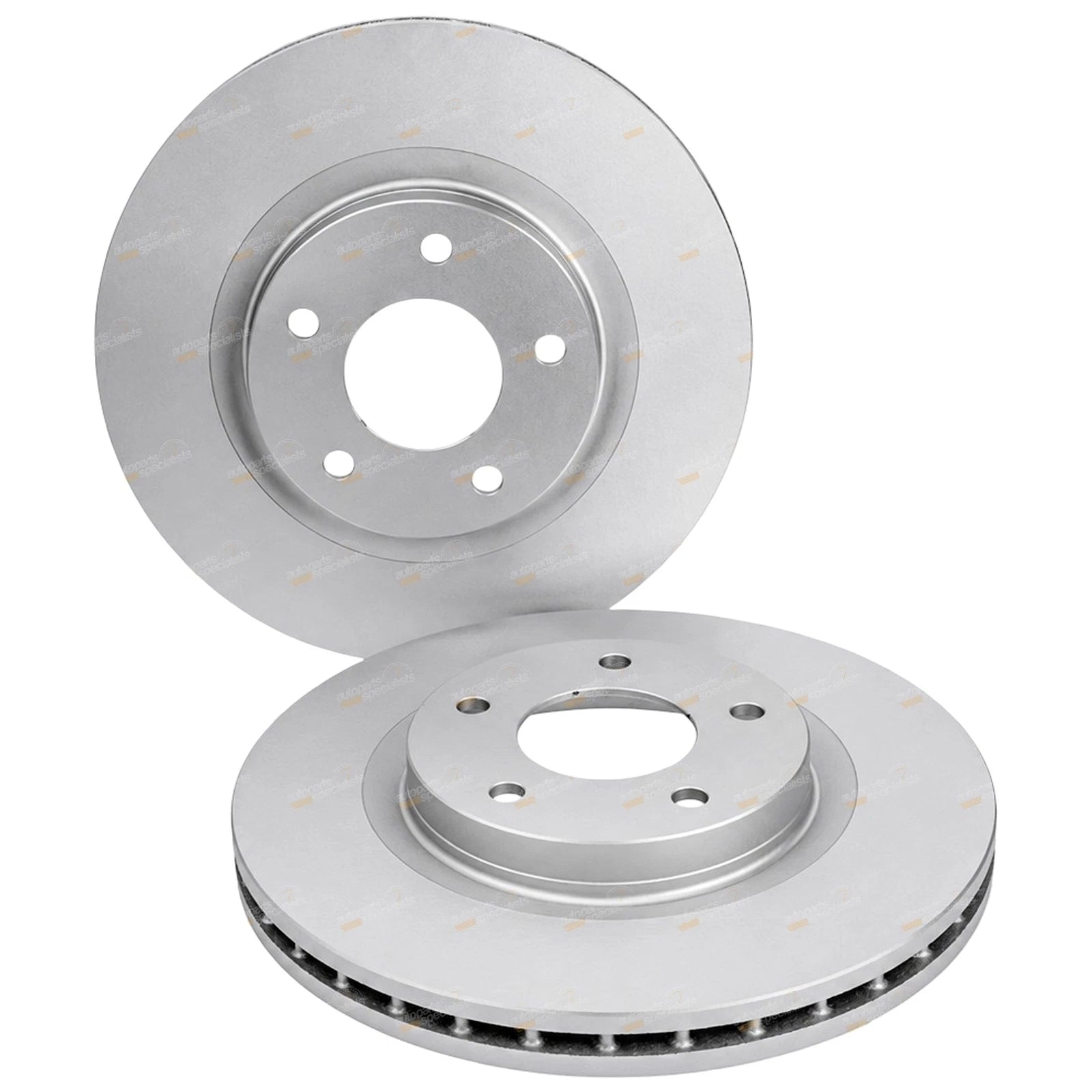 2 Front Disc Brake Rotors for Dodge Caliber (2006–2013) PM