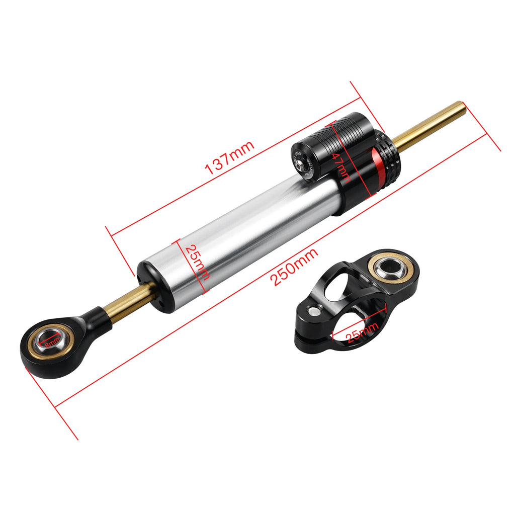 Adjustable Steering Damper Stabilizer for Suzuki Vstrom DL650 DL1000 (2004–2018)