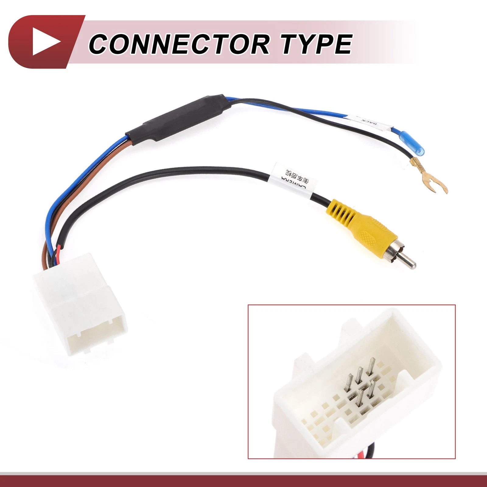 Rear View Camera Adapter Wire Harness Cable for Hyundai Kia (1 Pcs)