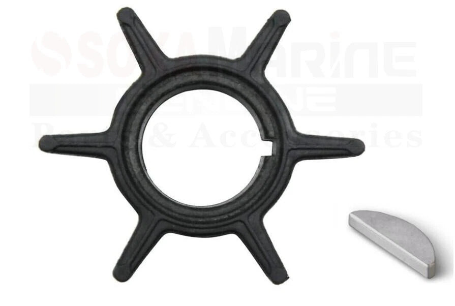 Water Pump Impeller with Key for Nissan Tohatsu 25 30 35 40 HP 345-65021-0
