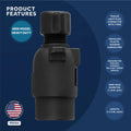 7-Way Round Trailer Plug Adapter for Five Oceans (FO2354)