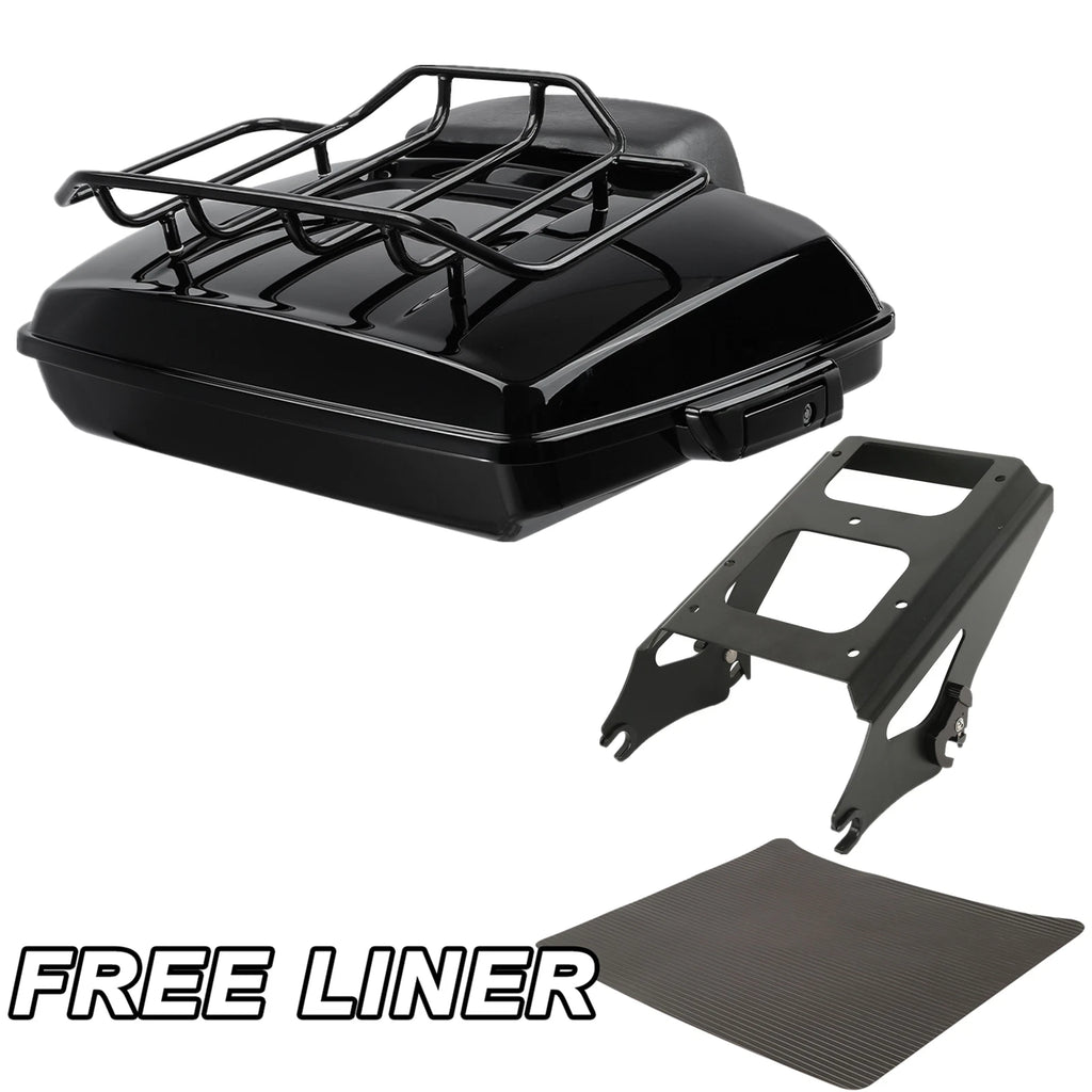 Razor Trunk Backrest Luggage Rack for Harley Touring Glide (2009–2013)