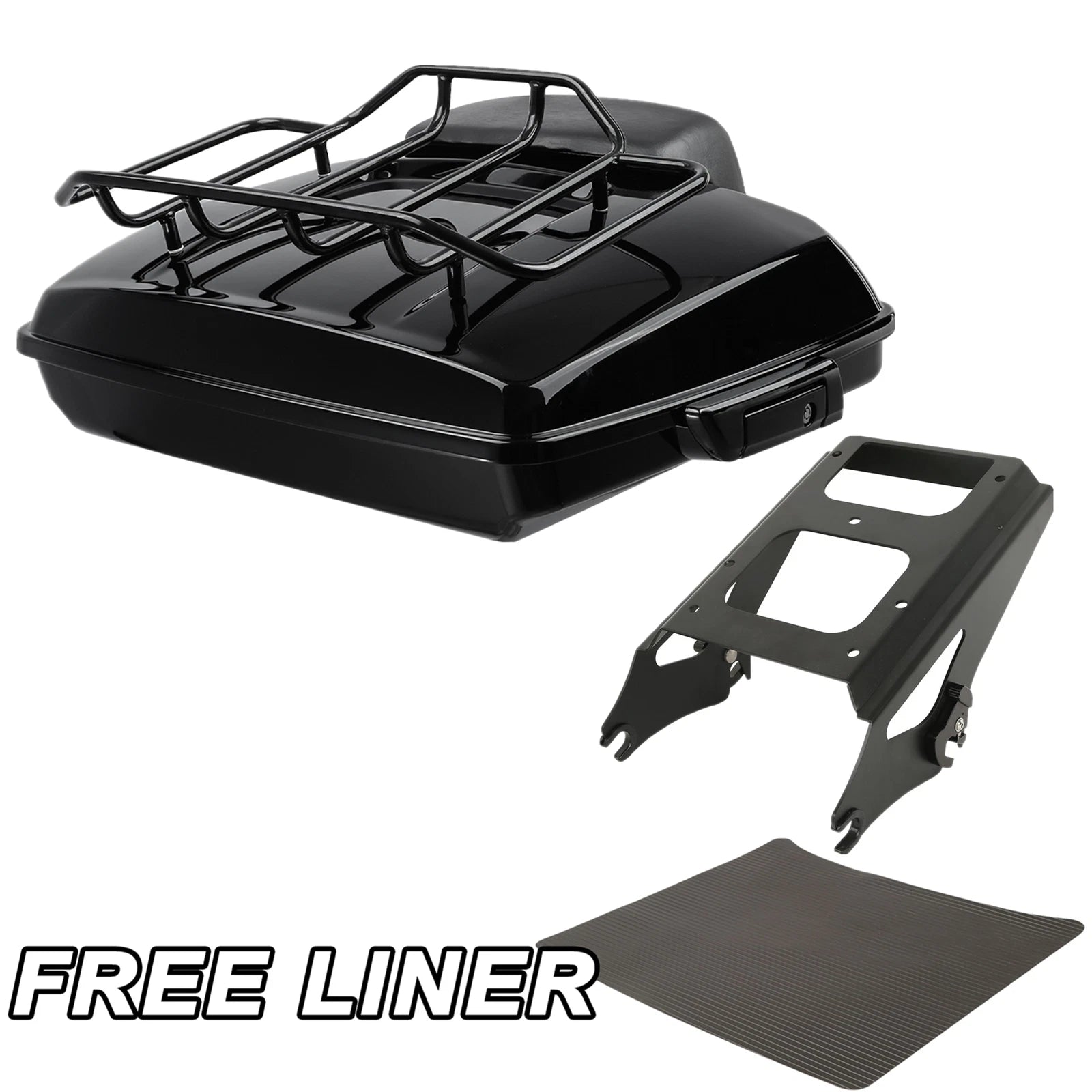 Razor Trunk Backrest Luggage Rack for Harley Touring Glide (2009–2013)