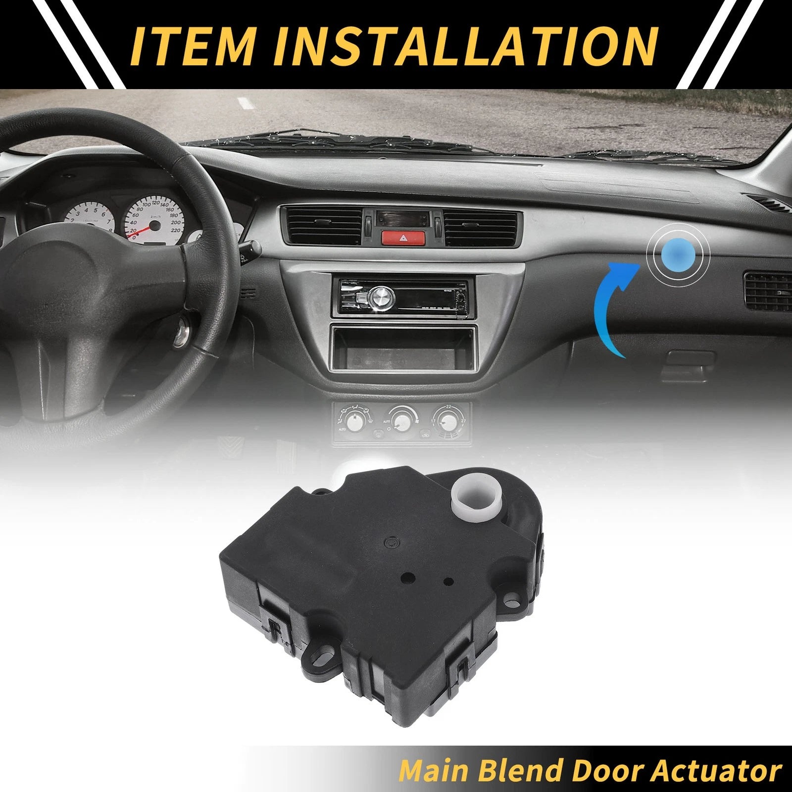 HVAC Heater Blend Air Door Actuator Replacement for Cadillac Escalade (1999–2000)