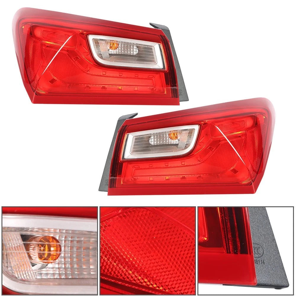 Outer Red Tail Light Assembly for Chevy Malibu (2016–2021)