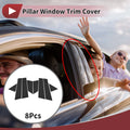 Door Pillar Window Trim for Ford Active (2021) Black