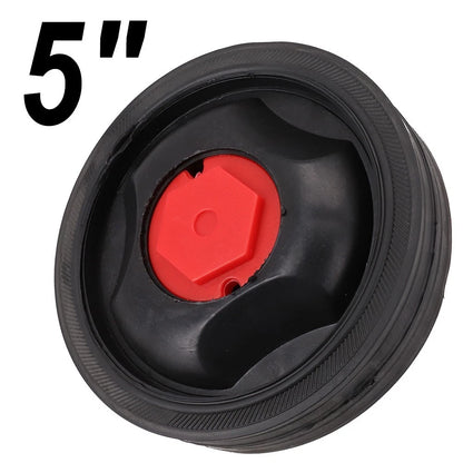 Caster Wheels for Air Compressor (Red Cover Option)