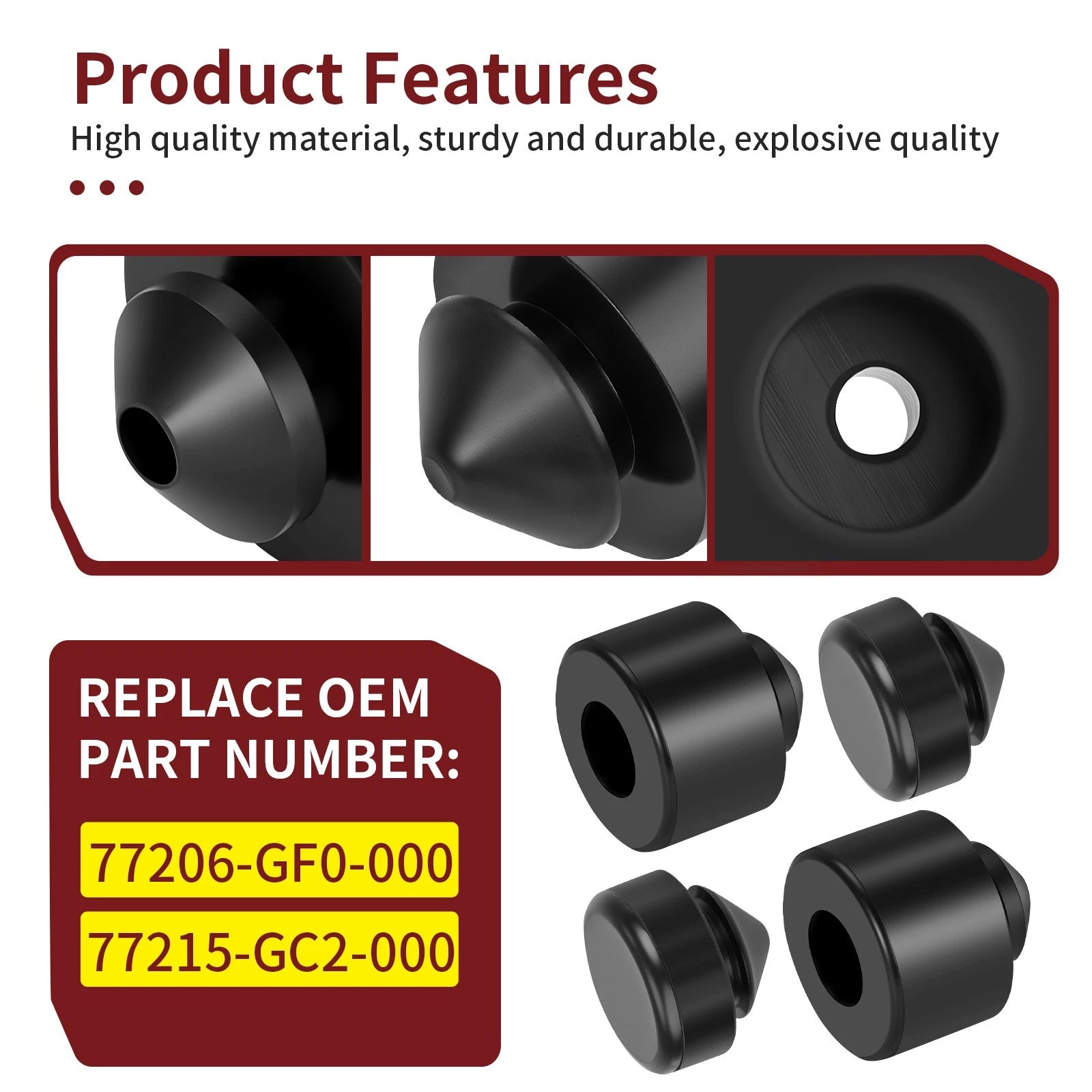 Rubber Seat Cushion for Honda Sportrax 90 TRX90 (2006–2008)