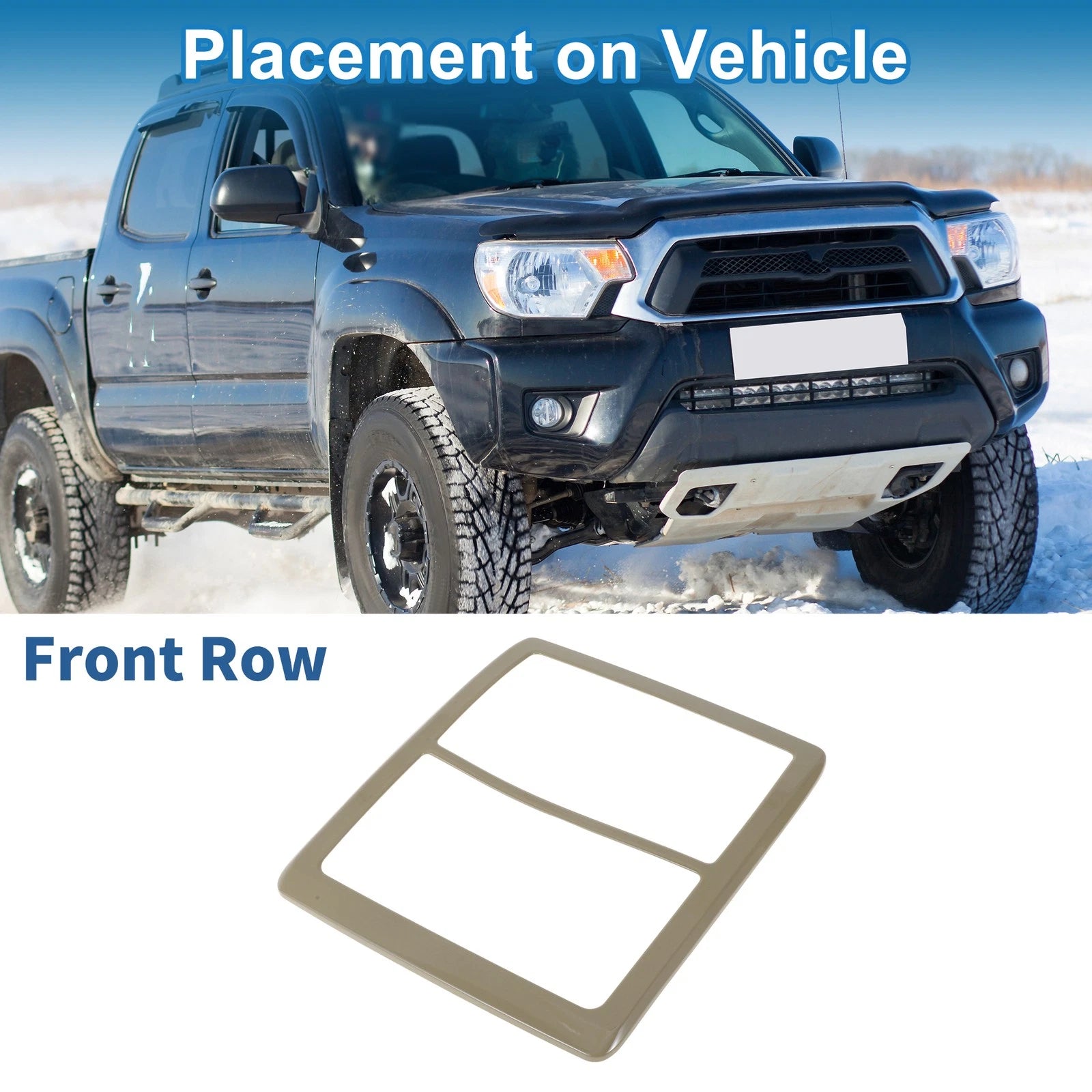Front Row Headlight Trim Bezel Replacement for Toyota Tacoma (2016–2023)