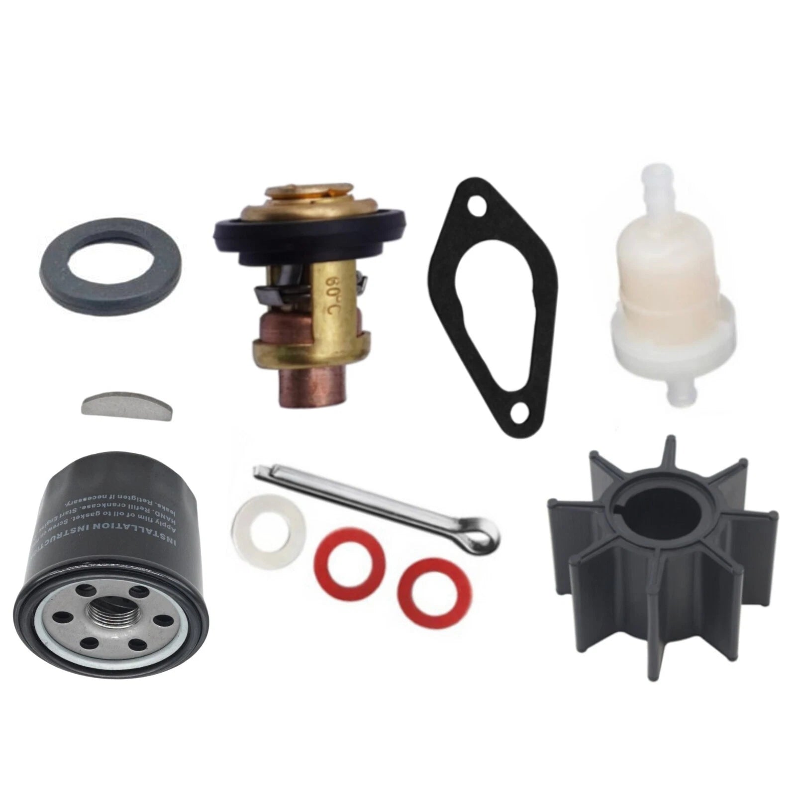 Maintenance Kit for Tohatsu MFS 9.9E 15E 20E (3RS-87500-0, 3NV-01030-0)