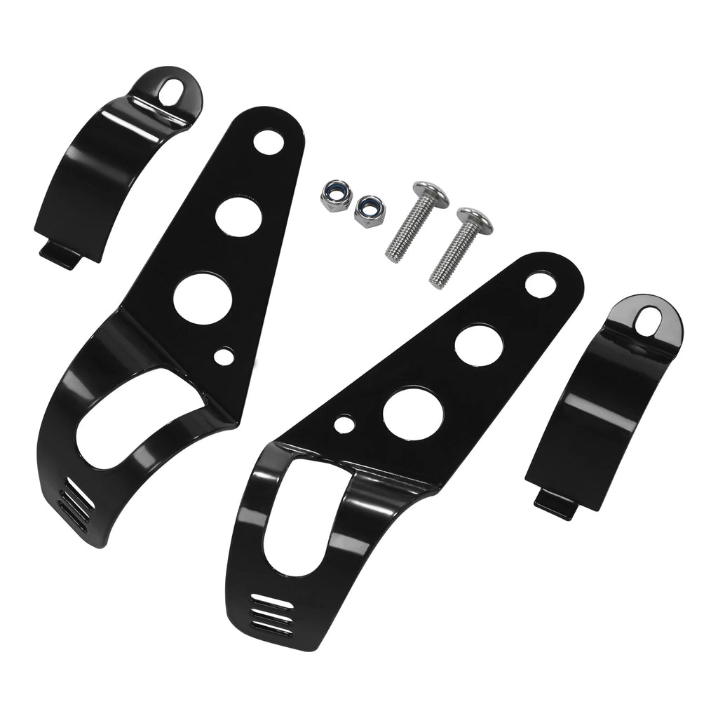 Headlight Mount Bracket for Motorcycle Fork Ear Chopper Cafe Racer (35mm-43mm)