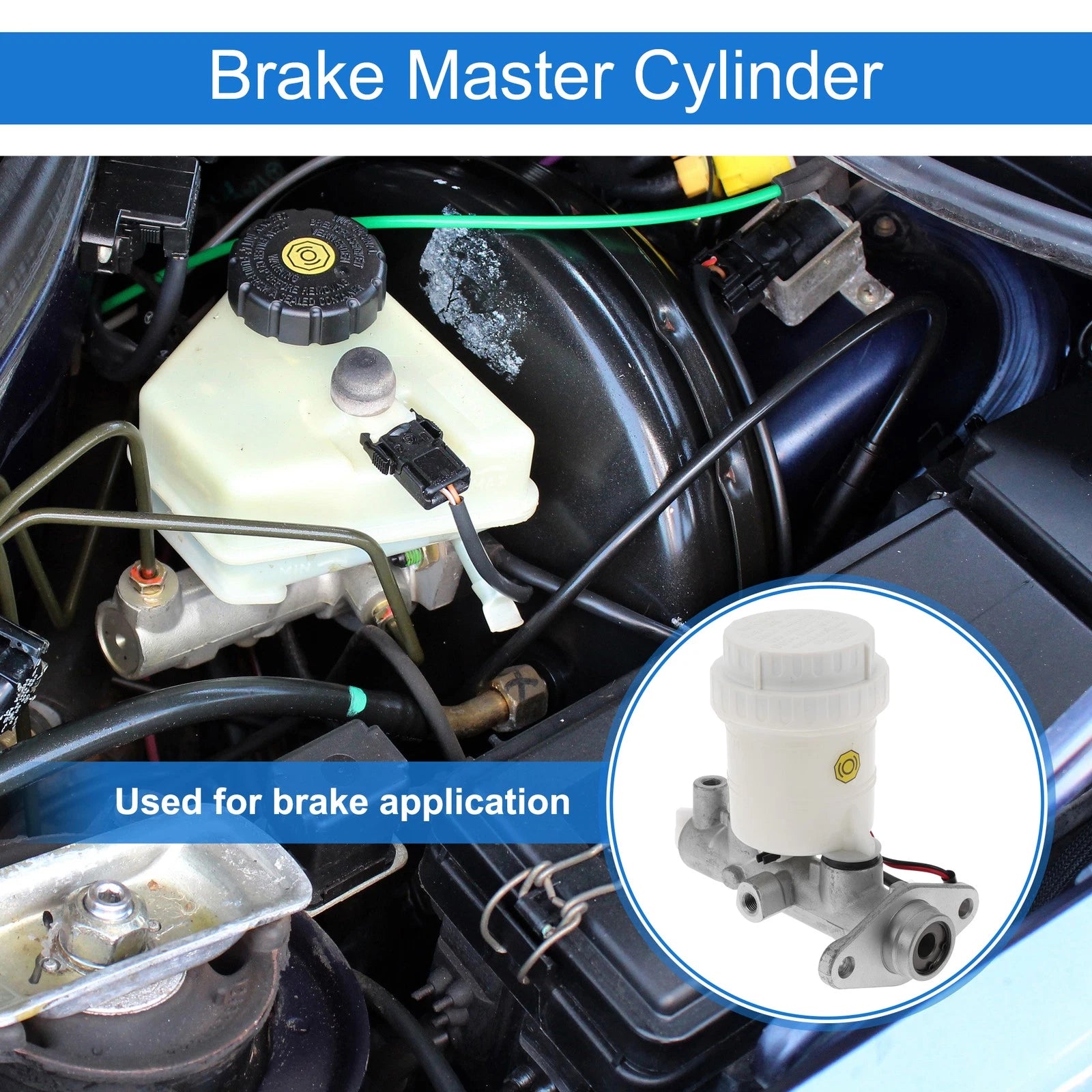 Brake Master Cylinder with Reservoir Replacement for Mitsubishi Mirage (1997–2002)