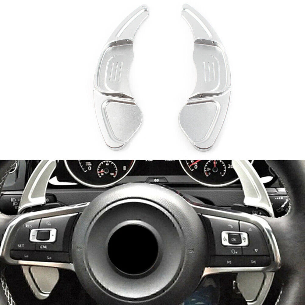 New Car Steering Wheel Paddle Shifters Extension Fit VW GOLF 7 2015- R MK7