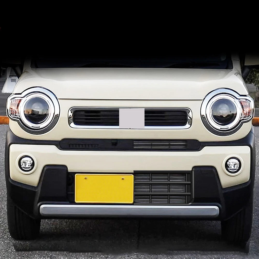 Lower Front Bumper Mesh for Suzuki Hustler (2020) - Matte Black ABS