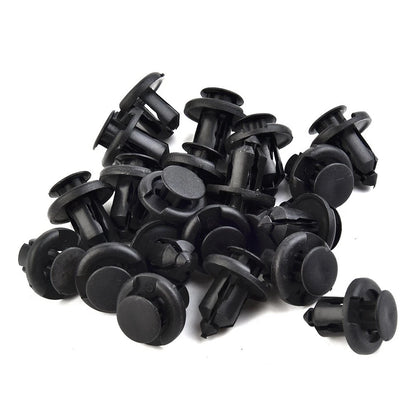 20Pcs Front Bumper Fix Clip 91505-S9A-003 Black For Honda Nylon