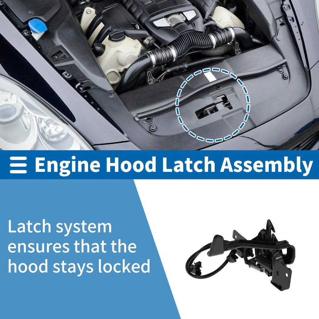 Hood Latch Assembly Replacement for Hyundai Kona (2018–2023)