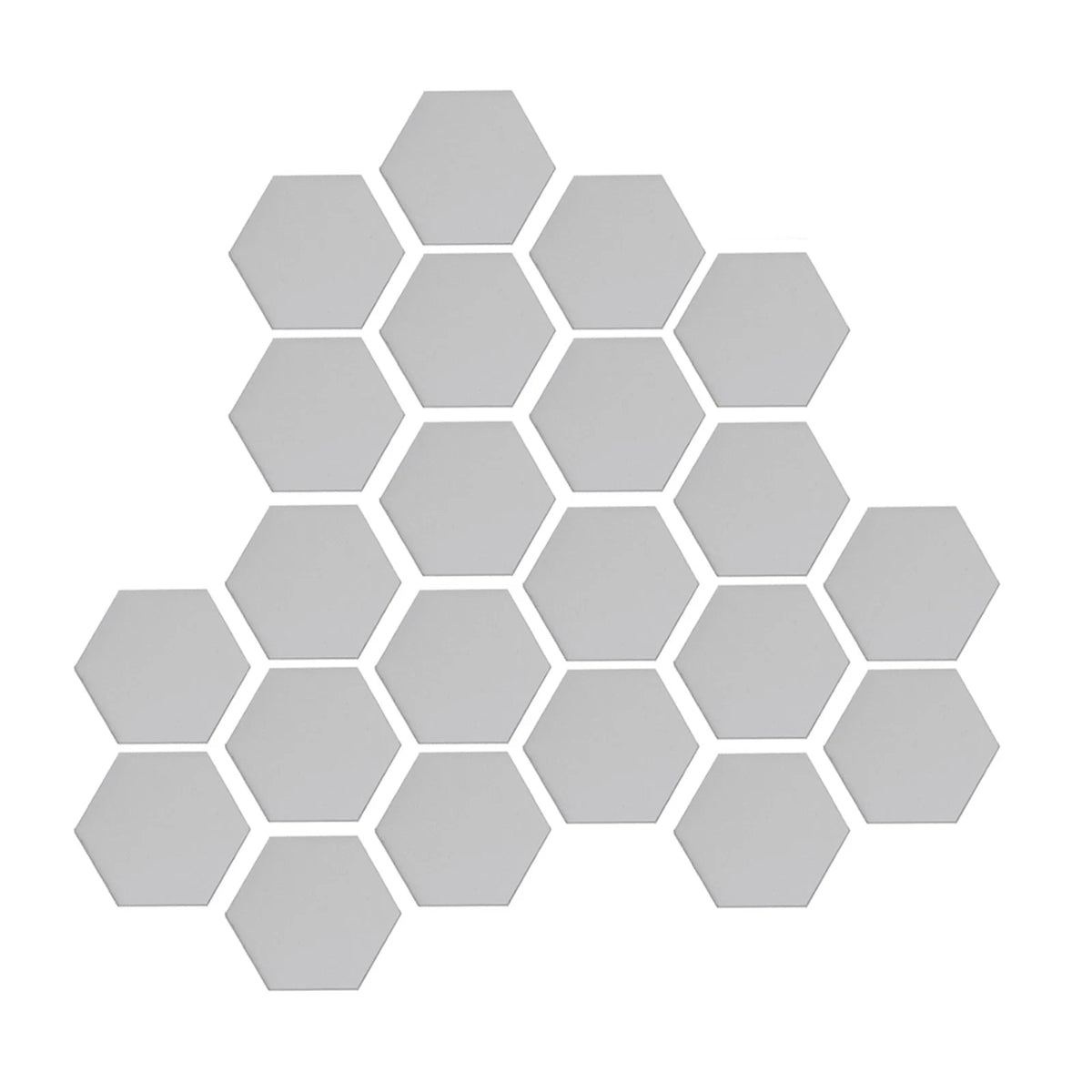 24Pcs 3D Mirror Hexagon Wall Stickers Removable Decal Room Decor Art Kit
