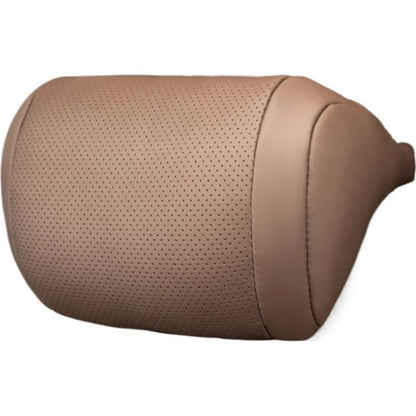 Soft Leather Car Neck Pillow for Year Round Use