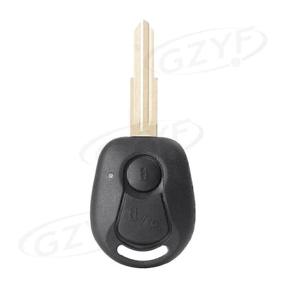 2-Buttons Remote Key Fob Shell Case for Ssangyong Actyon Kyron Rexton (2006–2017)