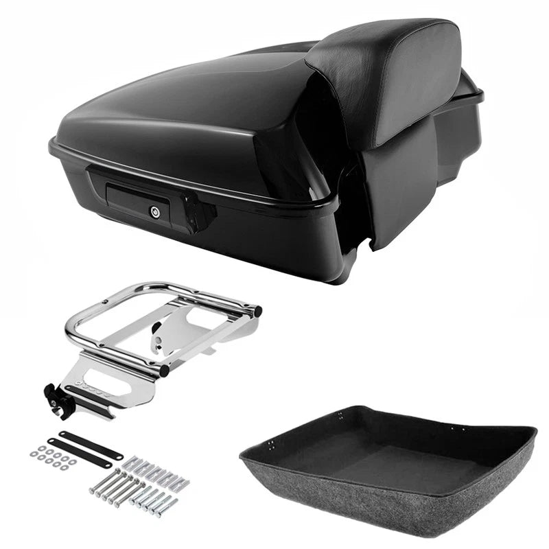 Chopped Trunk Solo Mount Rack for Harley Touring (1997–2008)