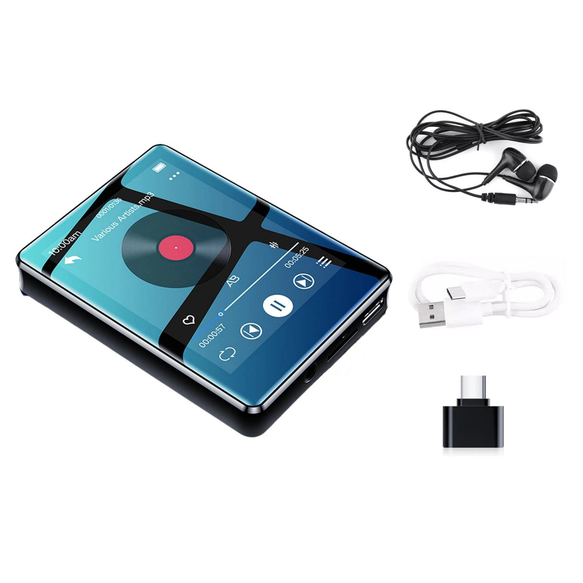 Wireless BT 5.0 MP3 Player for Universal Use (AVI/MP3/WMA/WAV/APE)