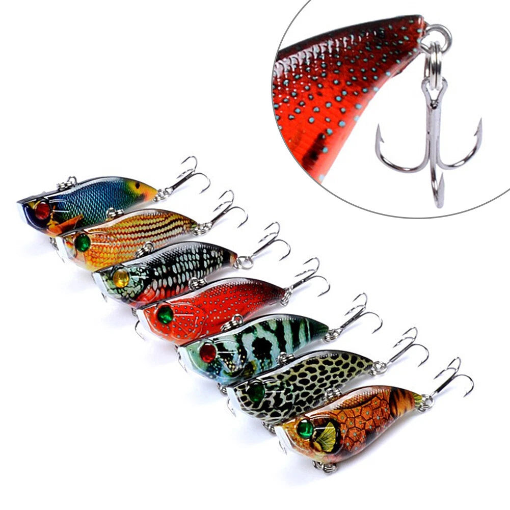 7PCS Minnow Crankbaits 5.8cm Fishing Lures with Hooks