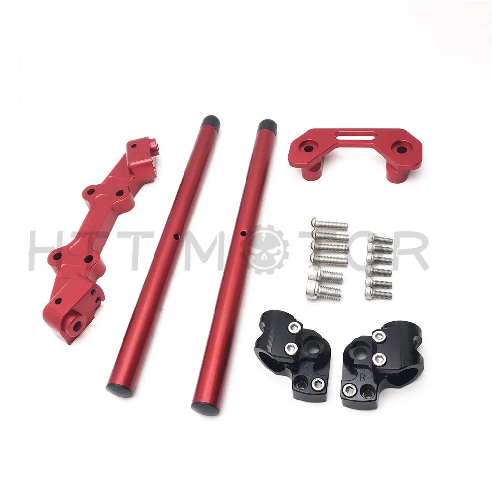 Handlebar w/ Adapter for Ducati Monster 821 1200 (2015–2017) CNC Adjustable