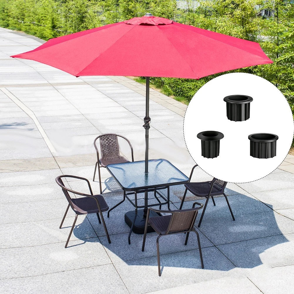 Adjustable Black Plastic Standpipe for Umbrella Poles 32/38/48mm
