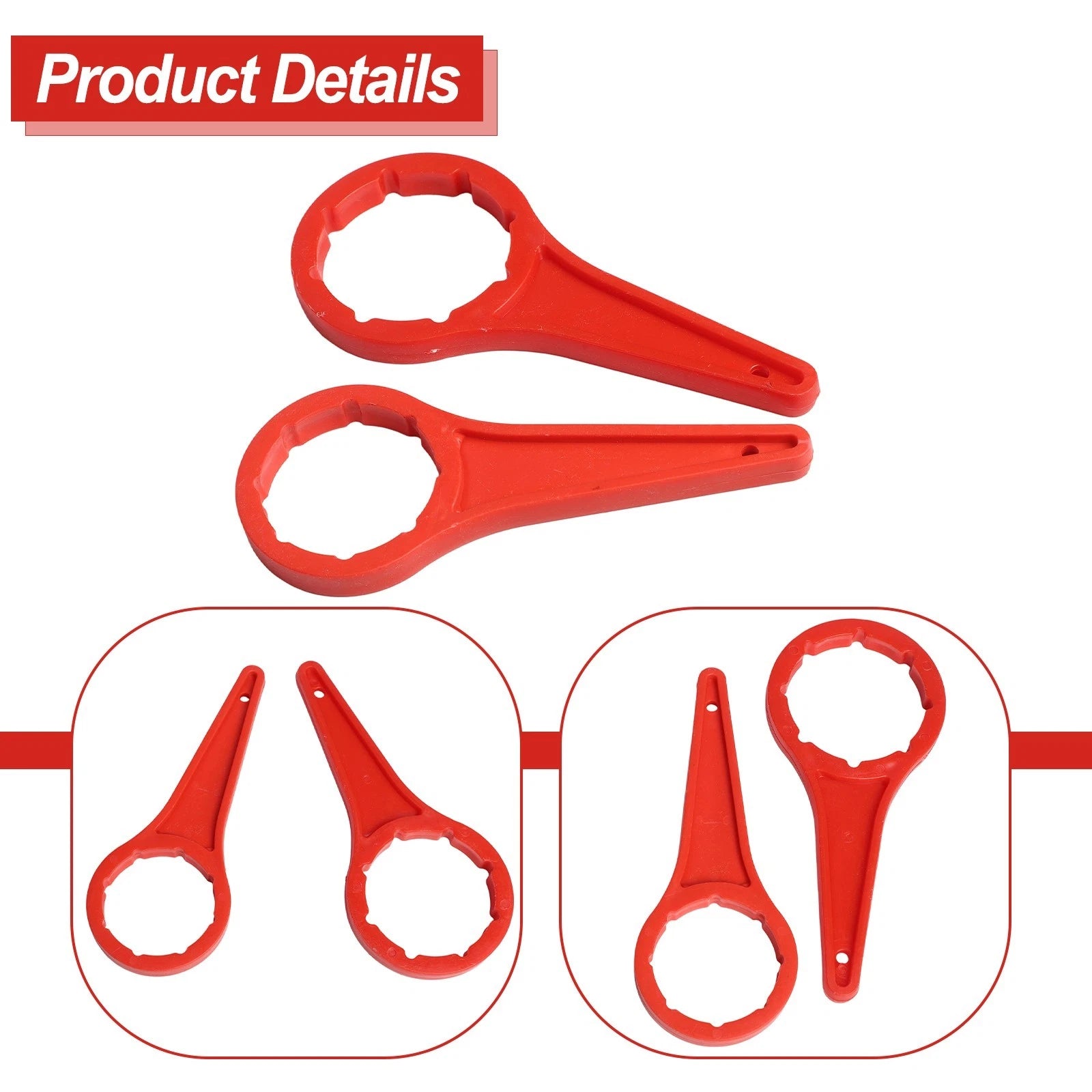2X Lid Opener Wrench Set for Efficient Drum Opening