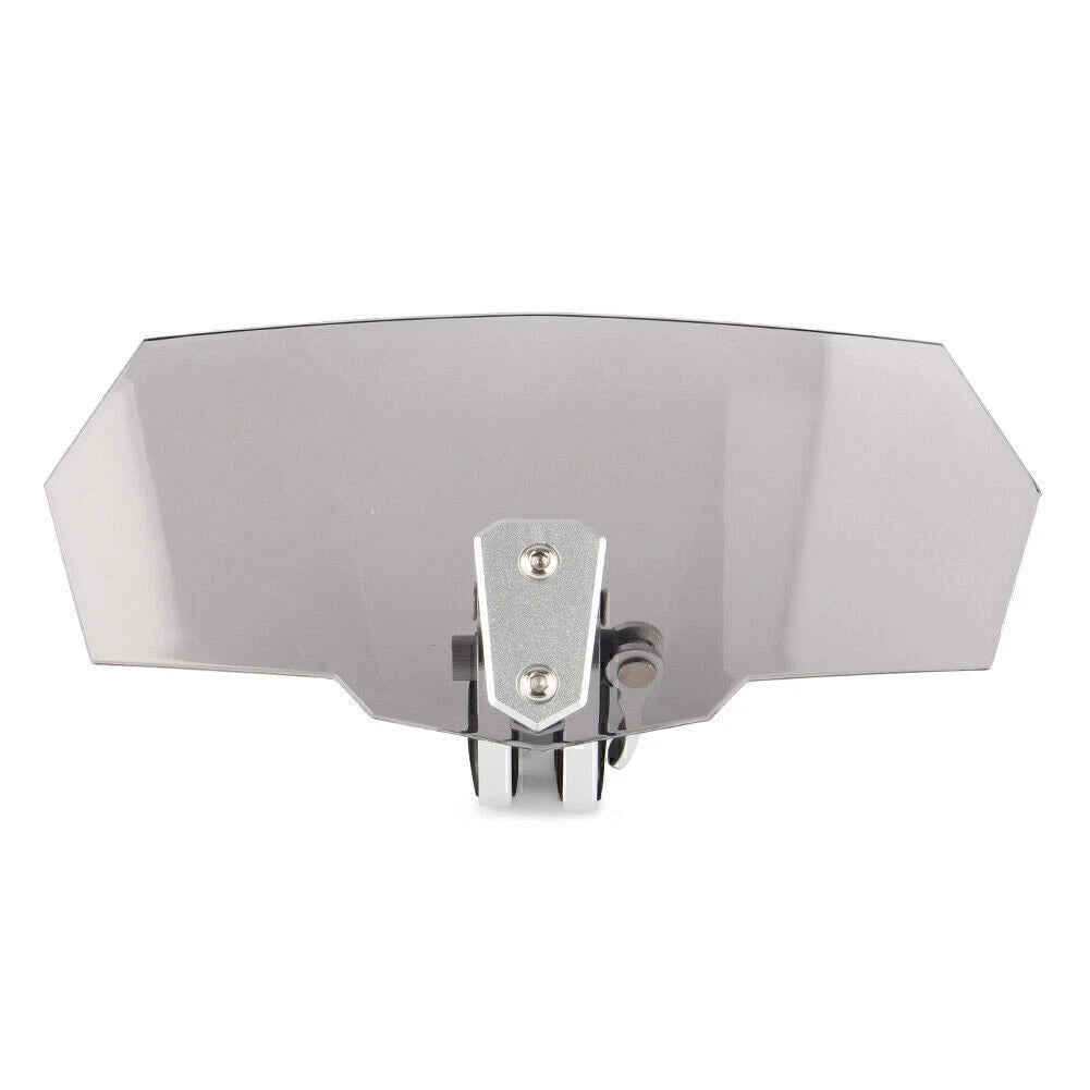 Adjustable Clip On Windshield Windscreen for Universal Motorcycle (All Years)